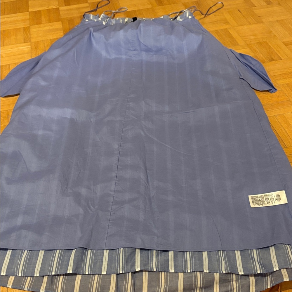 J.Crew Blue and White Striped Women's dress - Picture 6 of 9